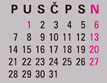 Kalendar aktivnosti - sije�anj