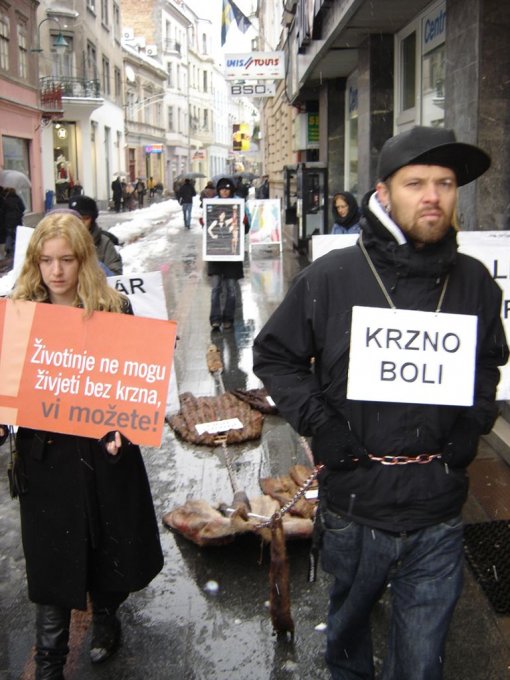 Prosvjed protiv krzna u Sarajevu 1 [ 145.02 Kb ]