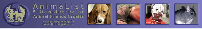 AnimaList, E-Newsletter of Animal Friends Croatia