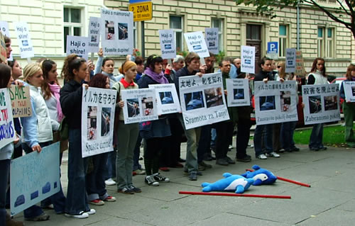 Japan Dolphin Day protest 2